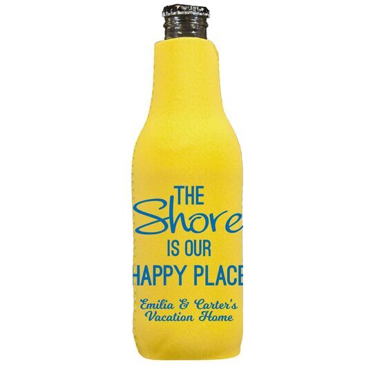 The Shore Is Our Happy Place Bottle Huggers